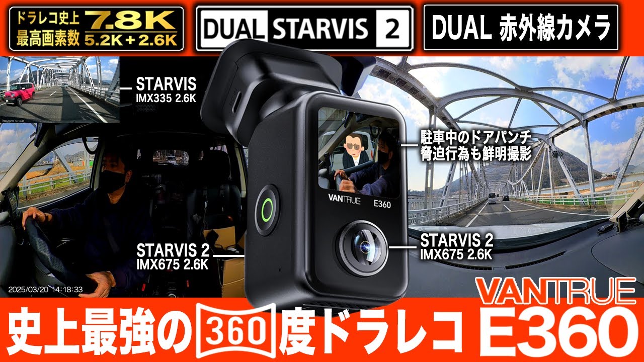 A thorough explanation of the VANTRUE E360! Experience the