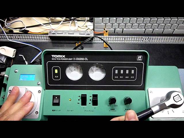 TOMIXのDU202(5512)をPWMコントローラに改造して鉄道模型を動かす