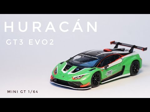 1/64 MINI GT Huracán GT3 EVO2 がミニカーで登場！ - YouTube