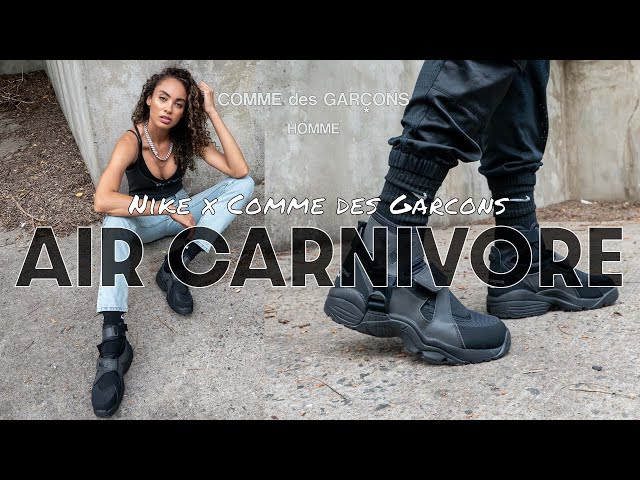 BEST SNEAKER FOR NY FASHION WEEK? NIKE AIR CARNIVORE BLACK x CDG