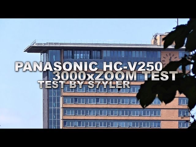 Panasonic HC-V250 Mega ZOOM Test [CAMCORDER TEST] - YouTube