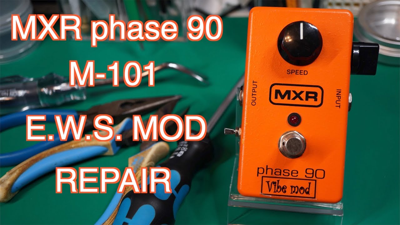GUITAR EFFECTS PEDAL]Repair MXR phase90 E.W.S.MOD Special phase 90