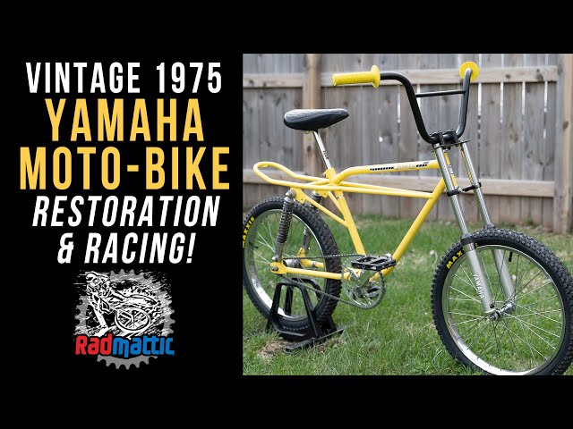 Vintage 1975 Yamaha Moto-Bike BMX Restoration - YouTube