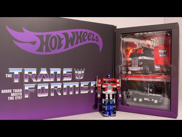 Transformers Hot Wheels Nemesis Prime review & Optimus comparison