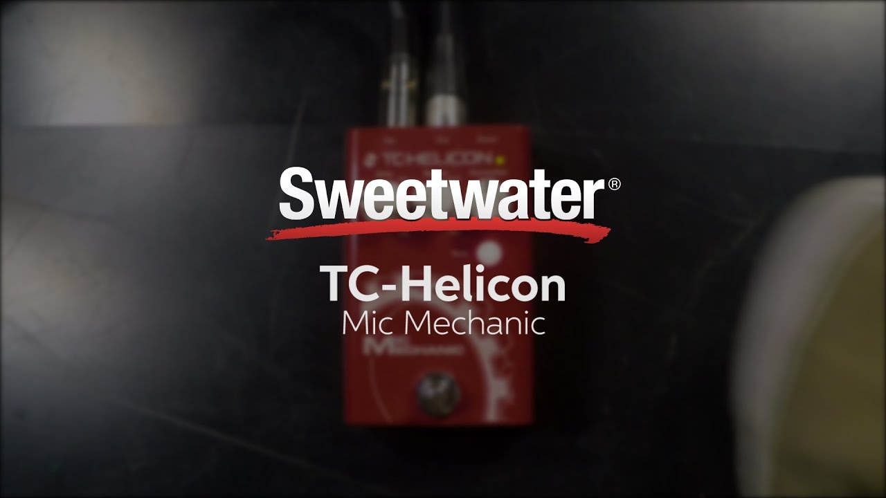TC-Helicon Mic Mechanic V2 Vocal Processing Pedal Demo - YouTube