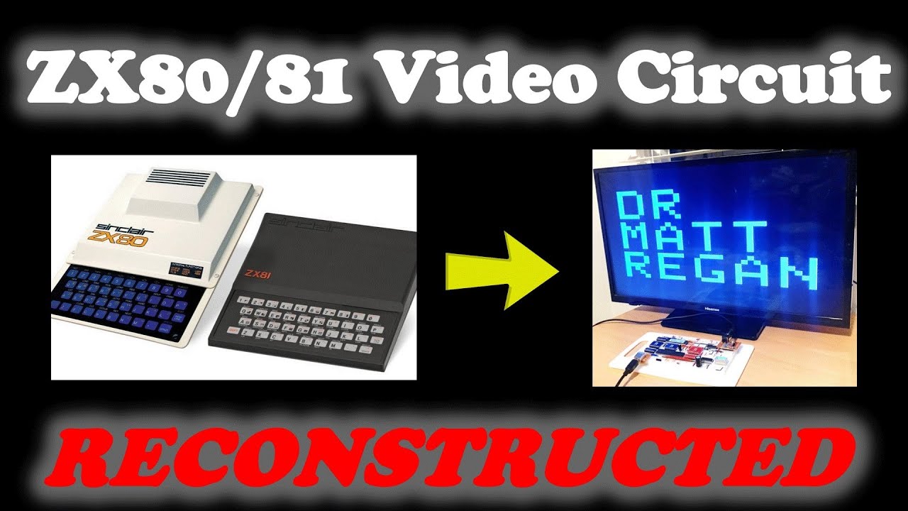 ZX81 Video Circuit Part 1: Z80 Solo. - YouTube