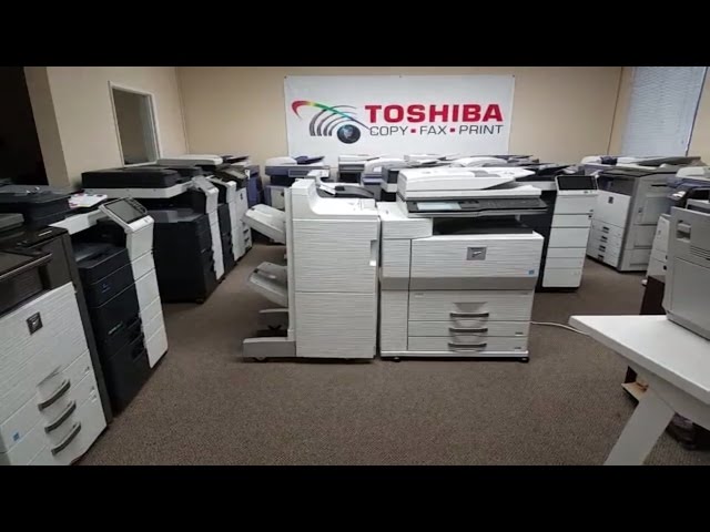 Sharp MX-M623N - YouTube