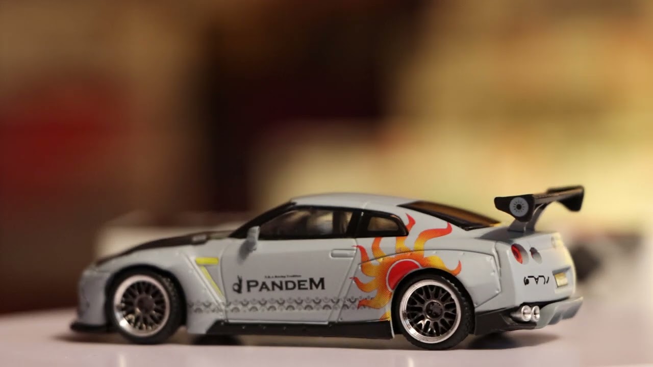 MINI GT #98 PANDEM NISSAN GT-R R35 GT WING ROCAF MALATAW FIGHTER