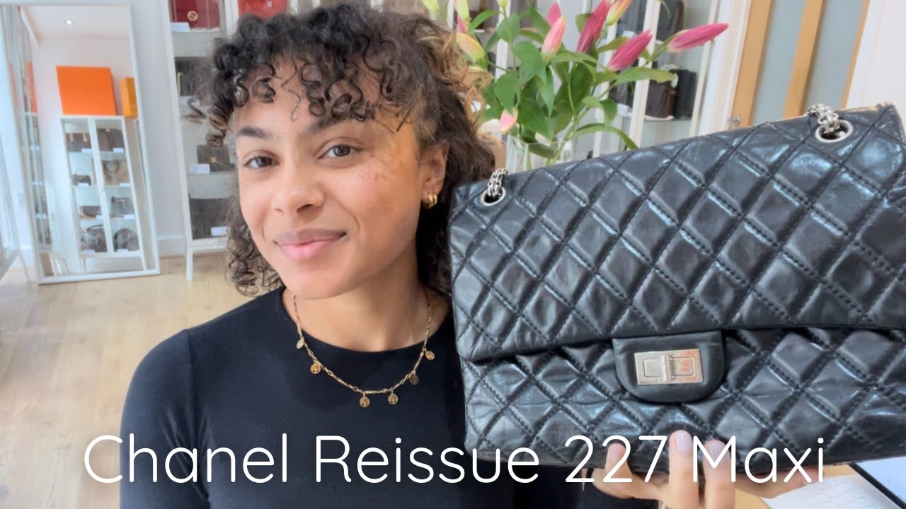 Chanel Reissue 227 Maxi Review - YouTube