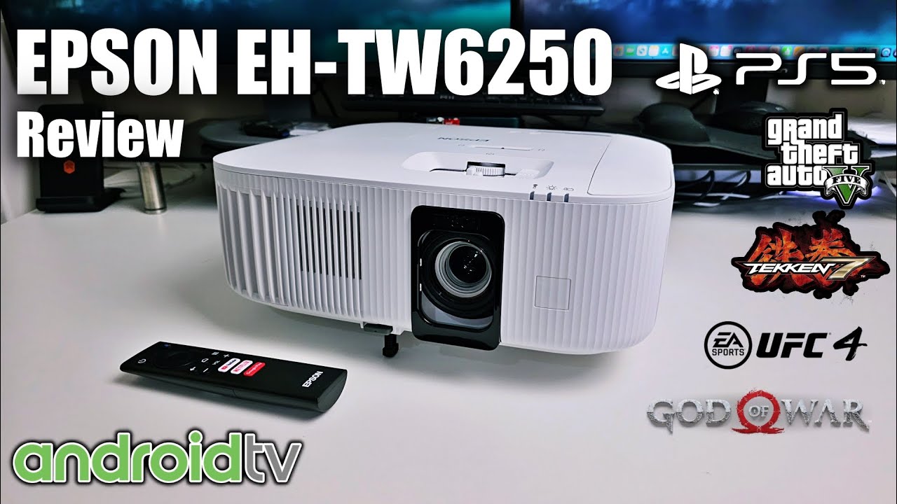 EPSON EH-TW6250 Review - ANDROID TV - NETFLIX HD - Massive 500
