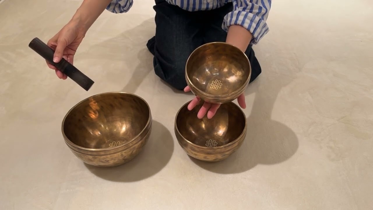 新・鍛造スペシャル・シンギングボウル3点セット（小・小中・中