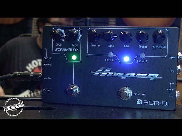 Ampeg SCR-DI Bass Demo - YouTube