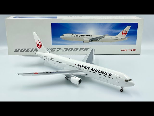 JALUX 1/200 JAL 旧鶴丸塗装 Boeing B767-300 JALUX 1/200 JAL 旧鶴丸