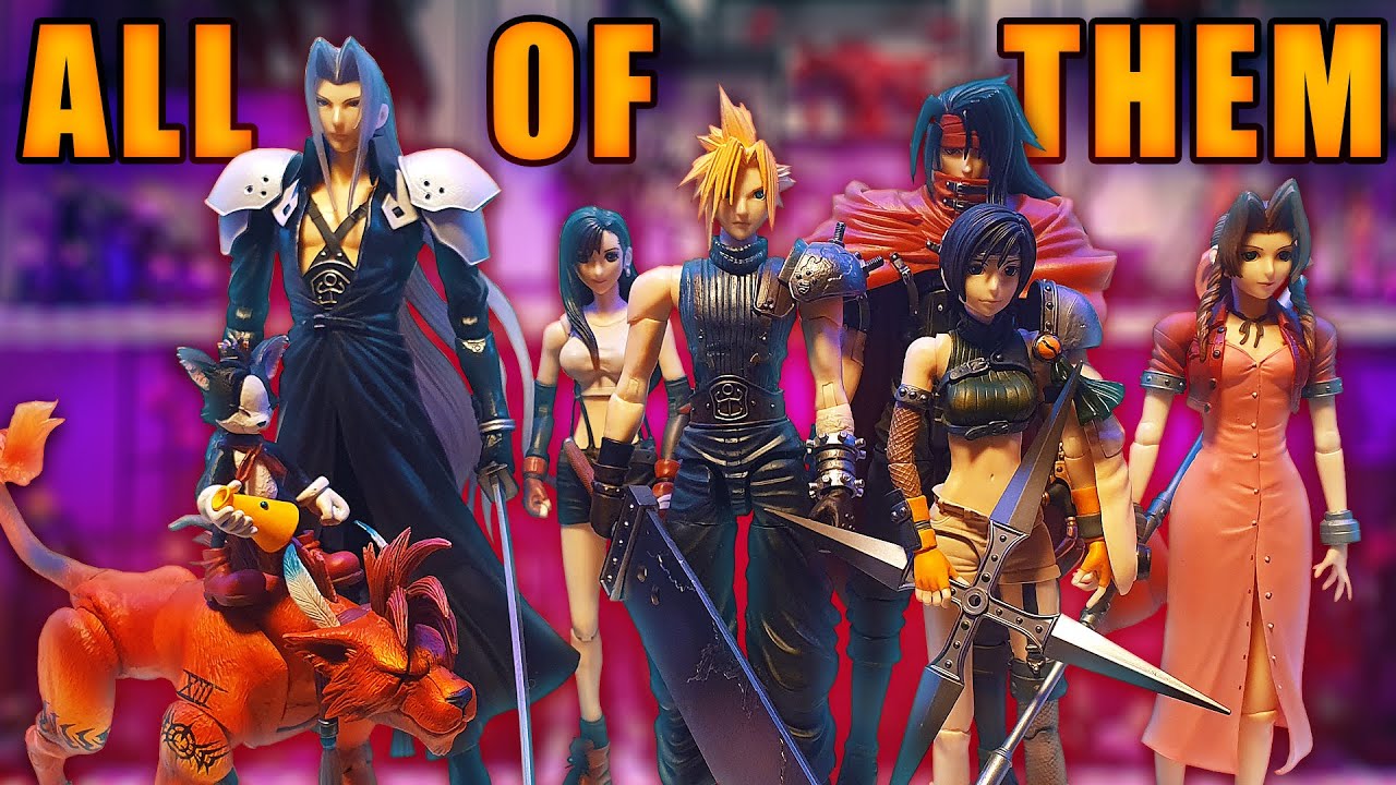 Unboxing ALL Original FF7 Play Arts Figures - YouTube