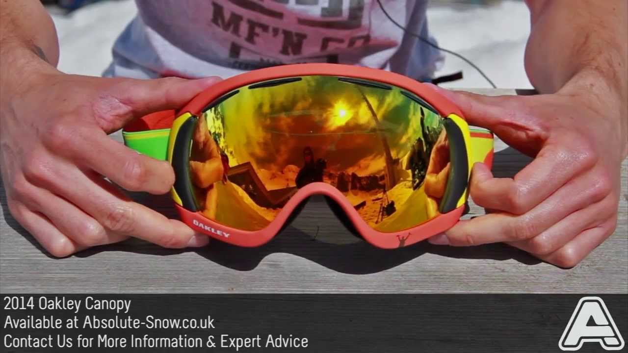 2013 / 2014 | Oakley Canopy Goggles | Video Review - YouTube