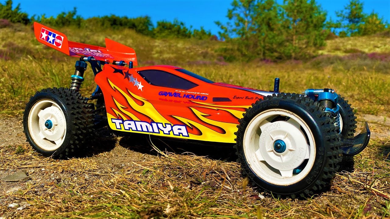 Tamiya DF-02 Gravel Hound 1/10 4WD Buggy Tribute Run! - YouTube