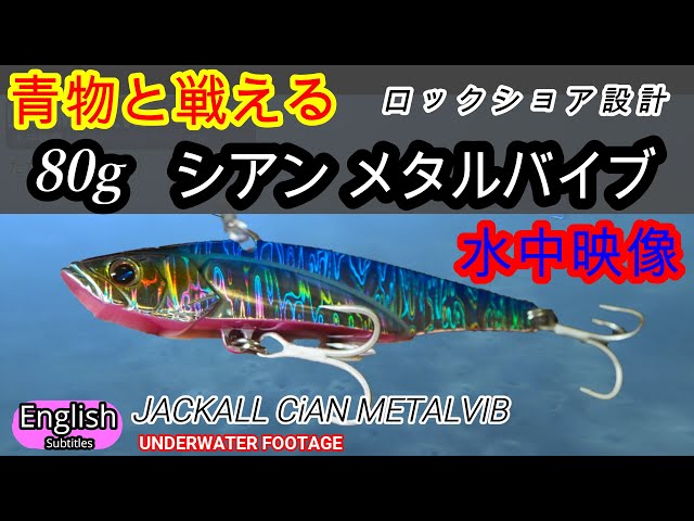 NEW JACKALL CiAN METALVIB 80g /60g for Rock Shore UNDERWATER