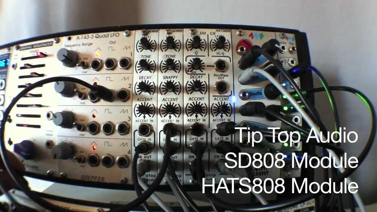 Tip Top Audio - SD808 & HATS808 - YouTube