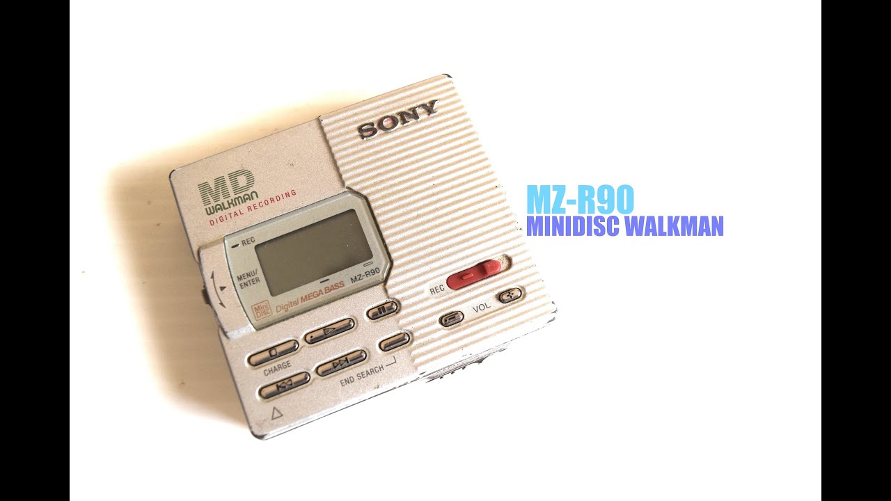 SONY MZ-R90 MINIDISC WALKMAN - YouTube