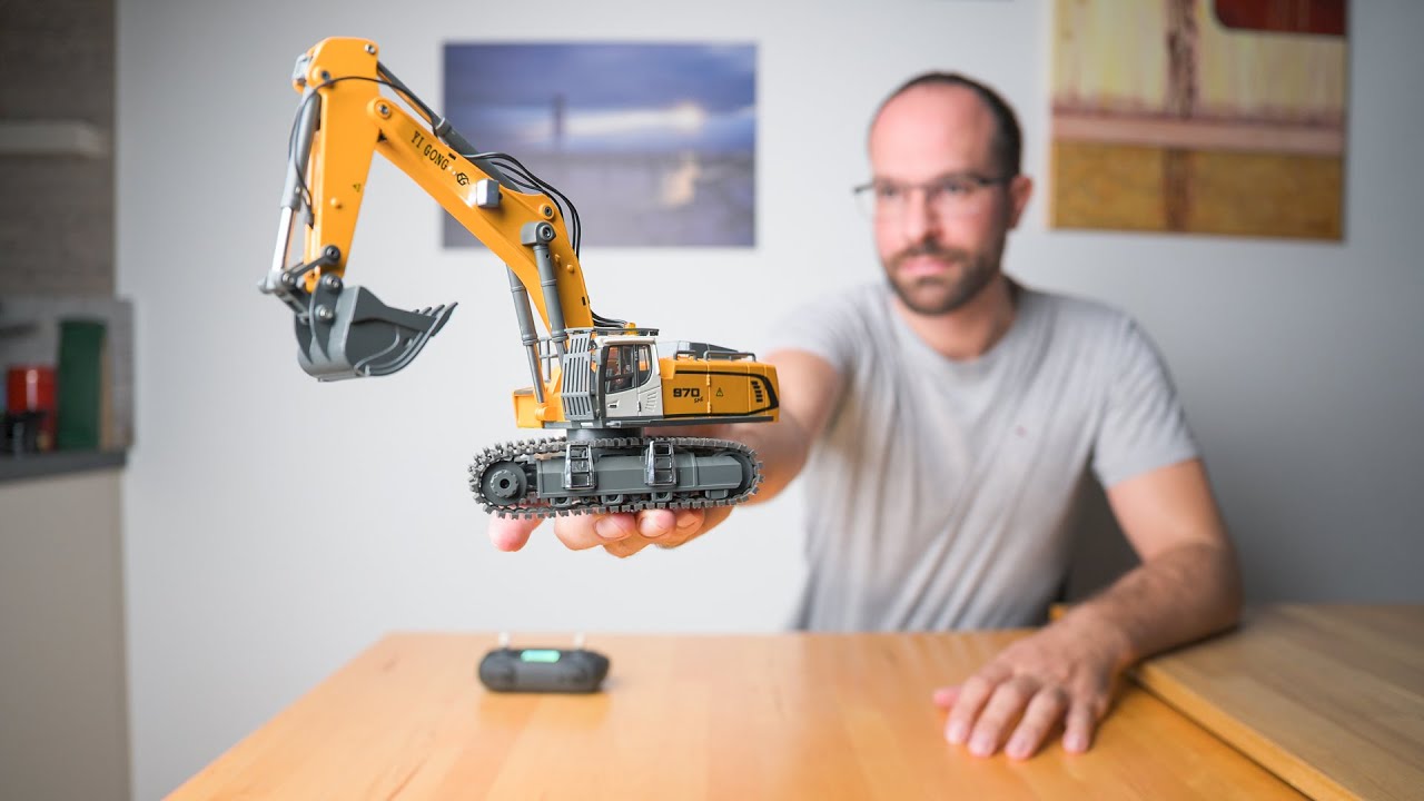 Fully Functional Mini RC Excavator - YIGONG K970 (1/50 Scale