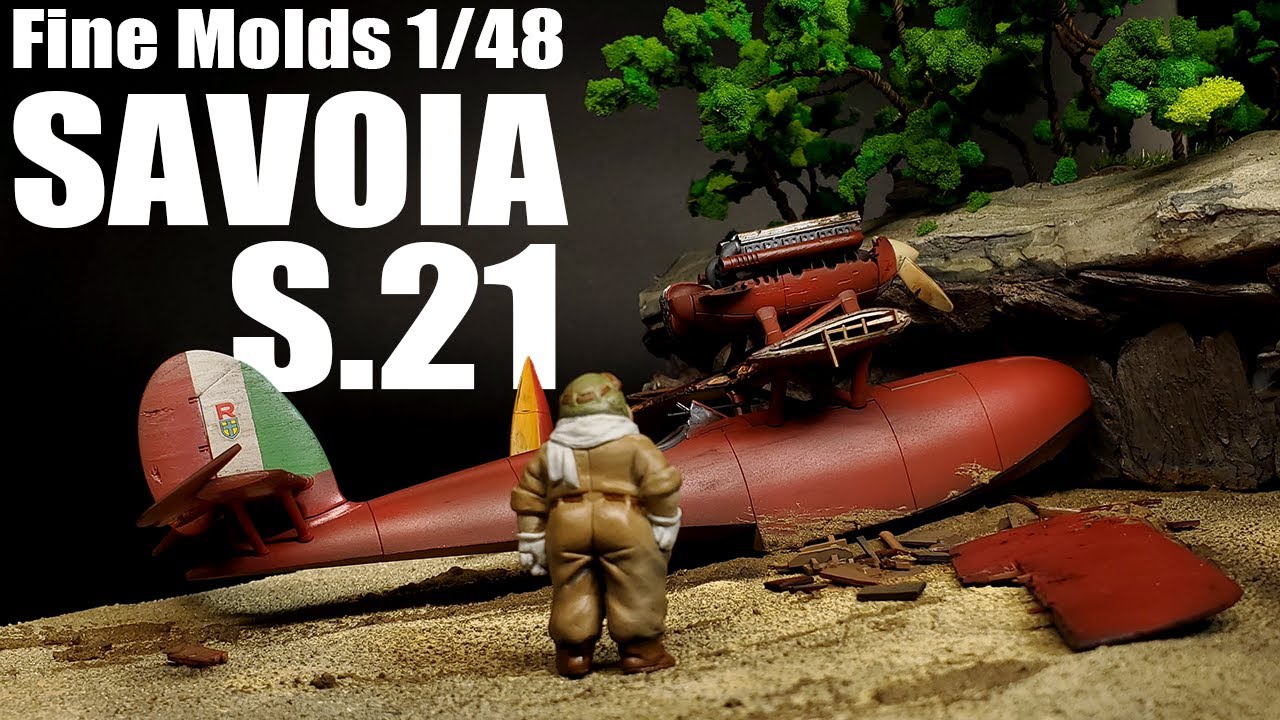 Diorama] Destroying Savoia! (Painting and Finishing) [Porco Rosso