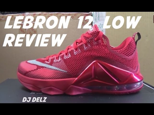 Nike Lebron 12 Low ALL RED QS Sneaker Review + On Foot Look With