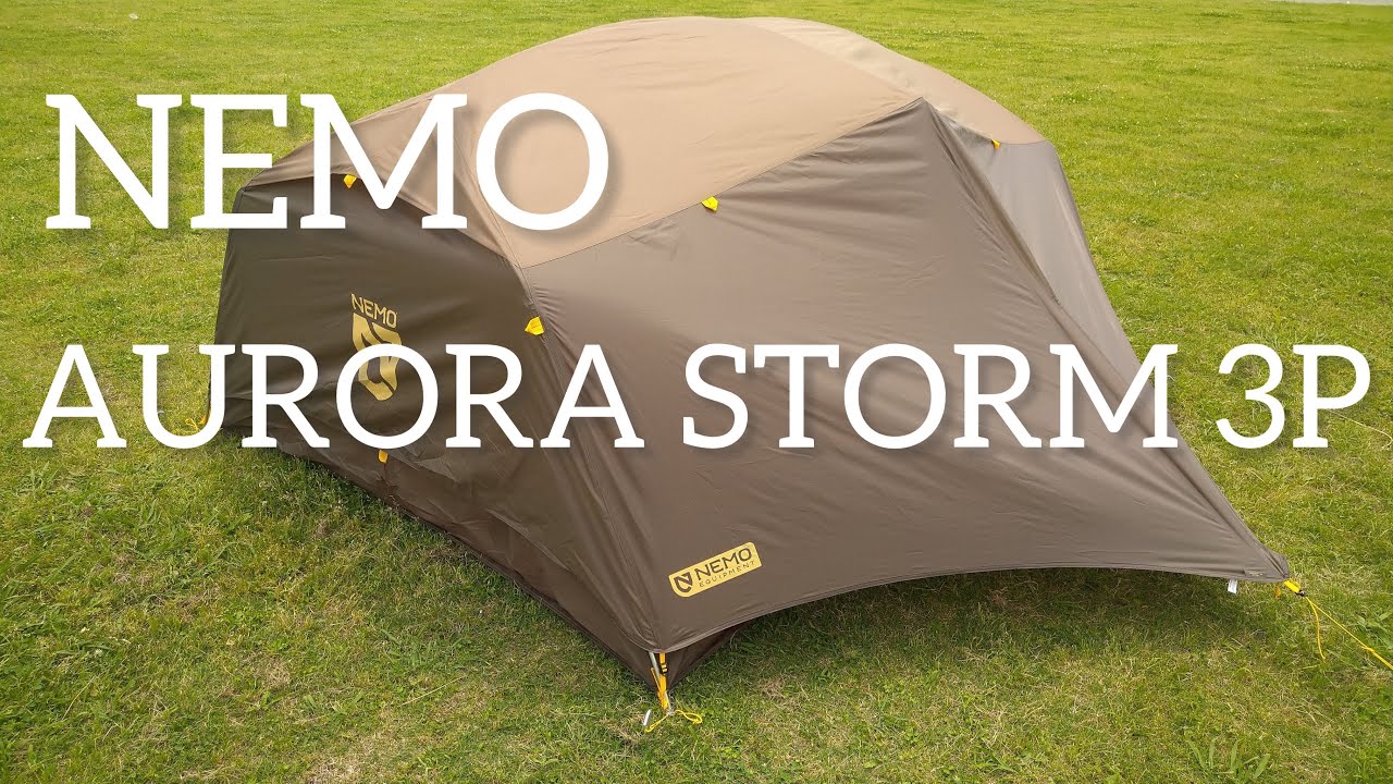 レビュー】「NEMO AURORA STOME 3P」のテント紹介。登山キャンプ、ソロ