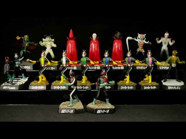 仮面ライダー怪人名鑑 鬼アソート 食玩最多シークレット！ - YouTube