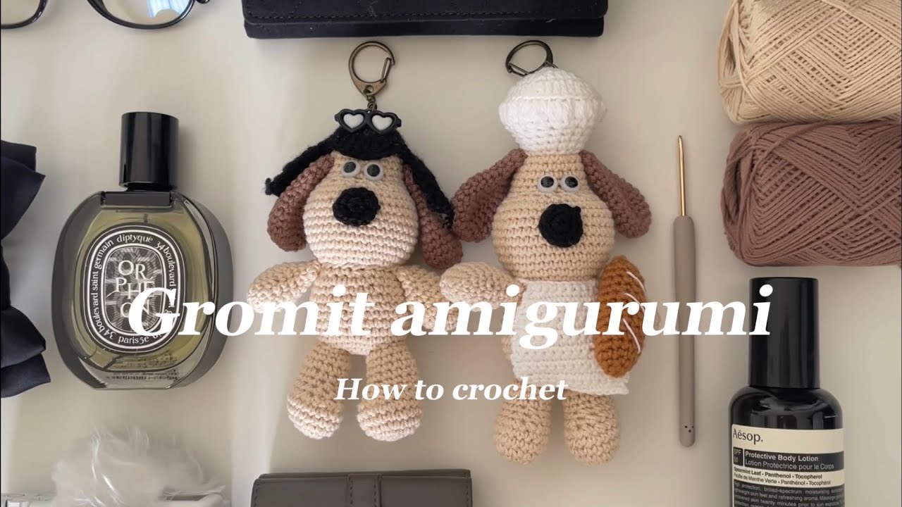 かぎ針編み】グルミットあみぐるみの編み方 - YouTube