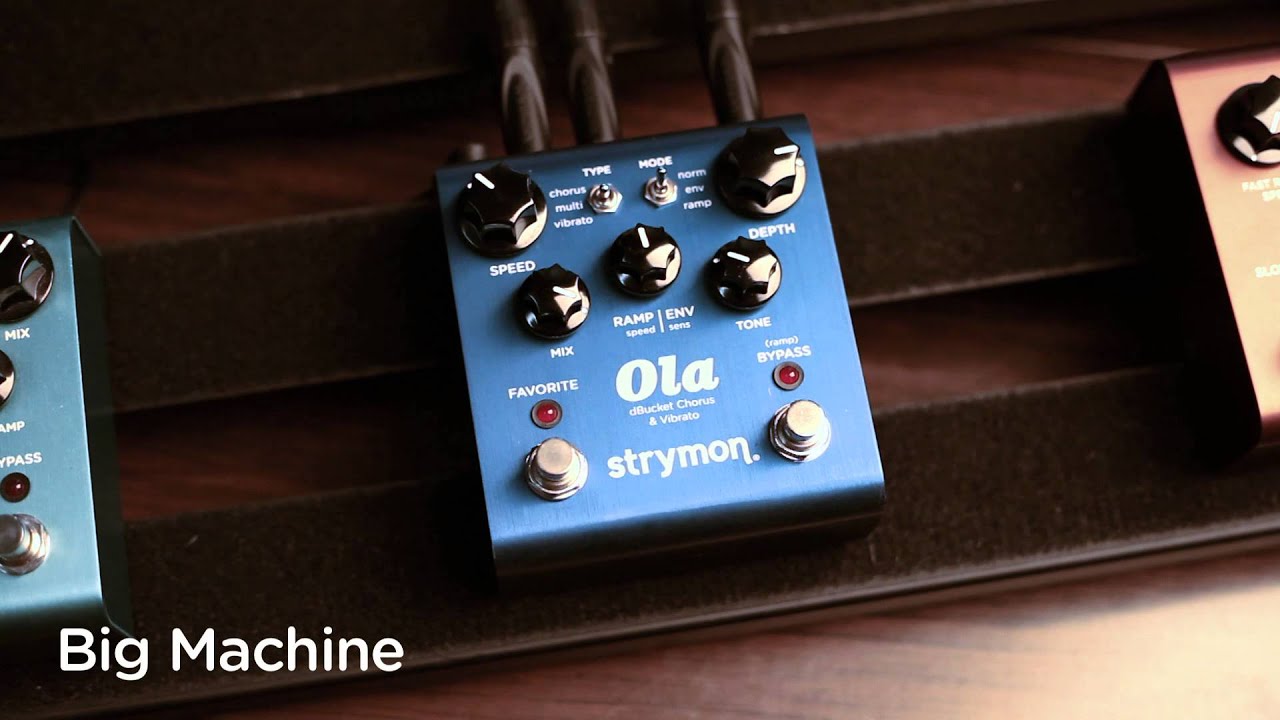 Strymon Ola dBucket Chorus & Vibrato - Audio Clips - YouTube