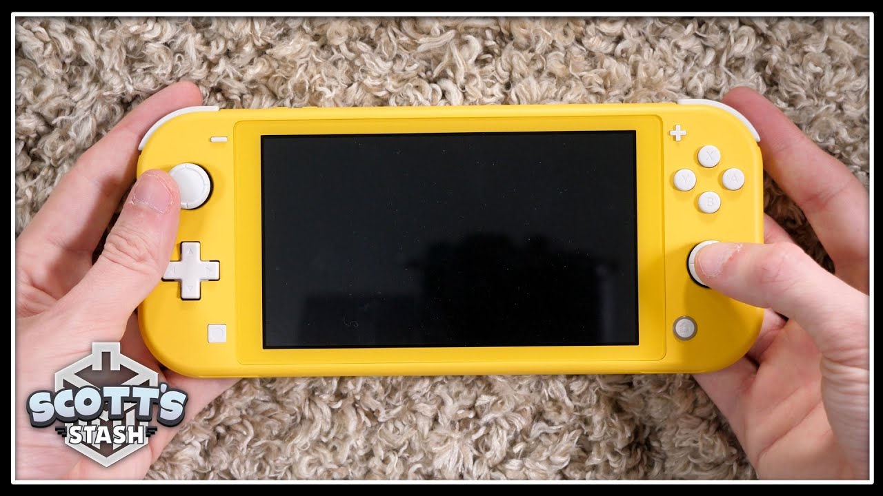 Nintendo Switch Lite Console, Yellow, 32GB, Compact Handheld