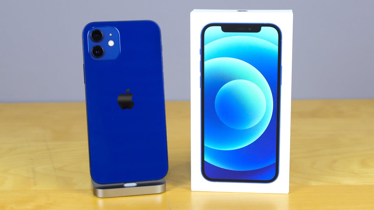 Unboxing iPhone 12 Blue 256gb - YouTube