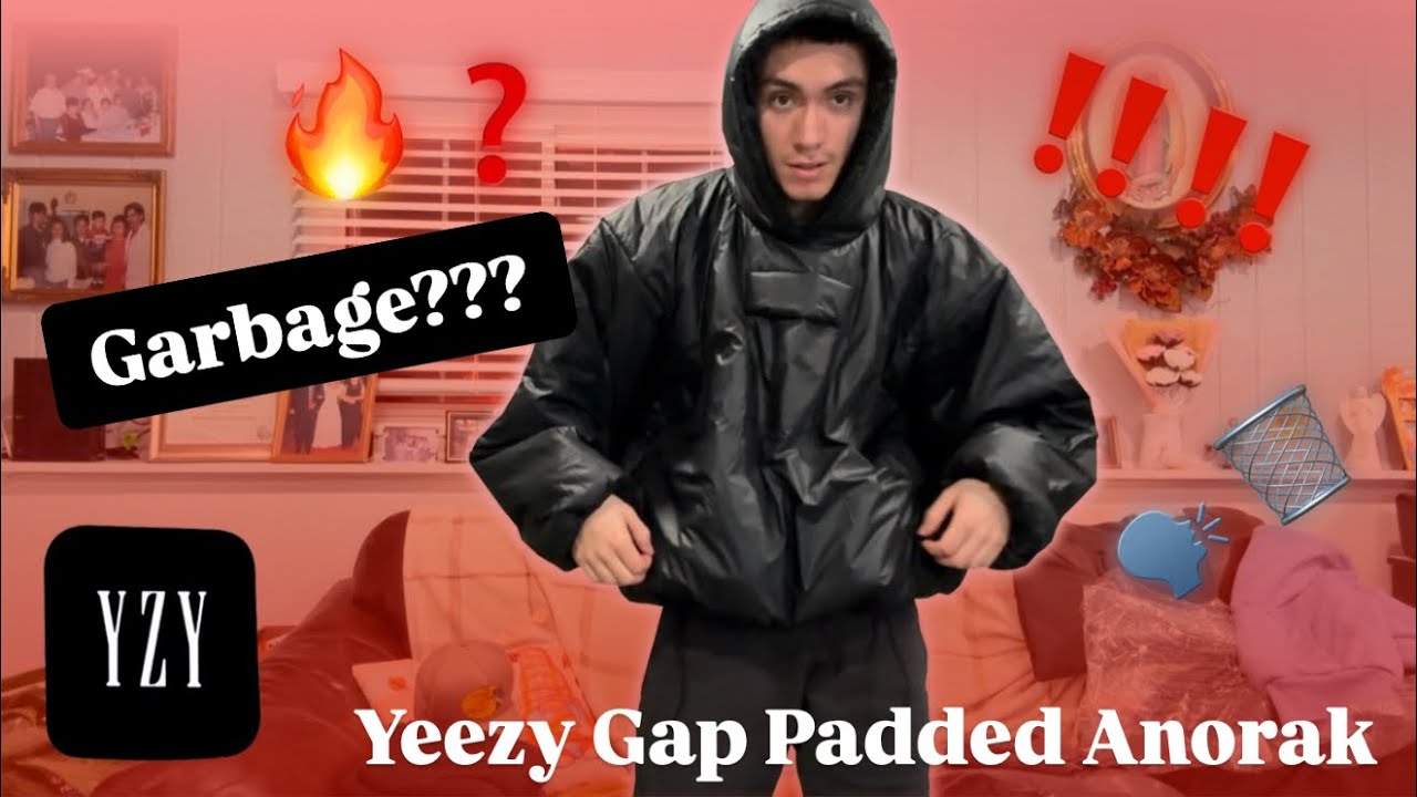 YEEZY GAP PADDED ANORAK REVIEW - YouTube