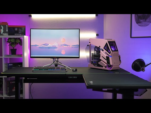 Thermaltake Toughdesk 500L RGB Battlestation Gaming Desk - First