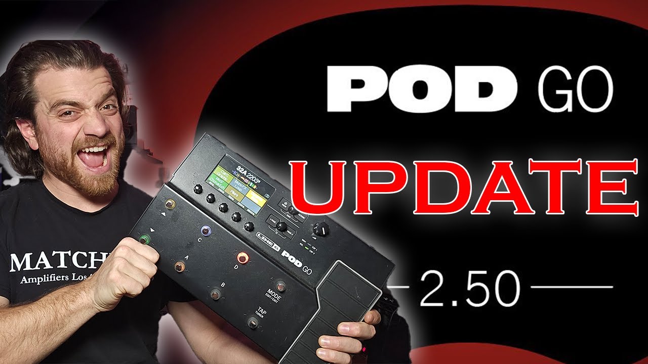 LINE6 POD GO（最新アップデート、DYNAX IRインストール） POD Go 2.50