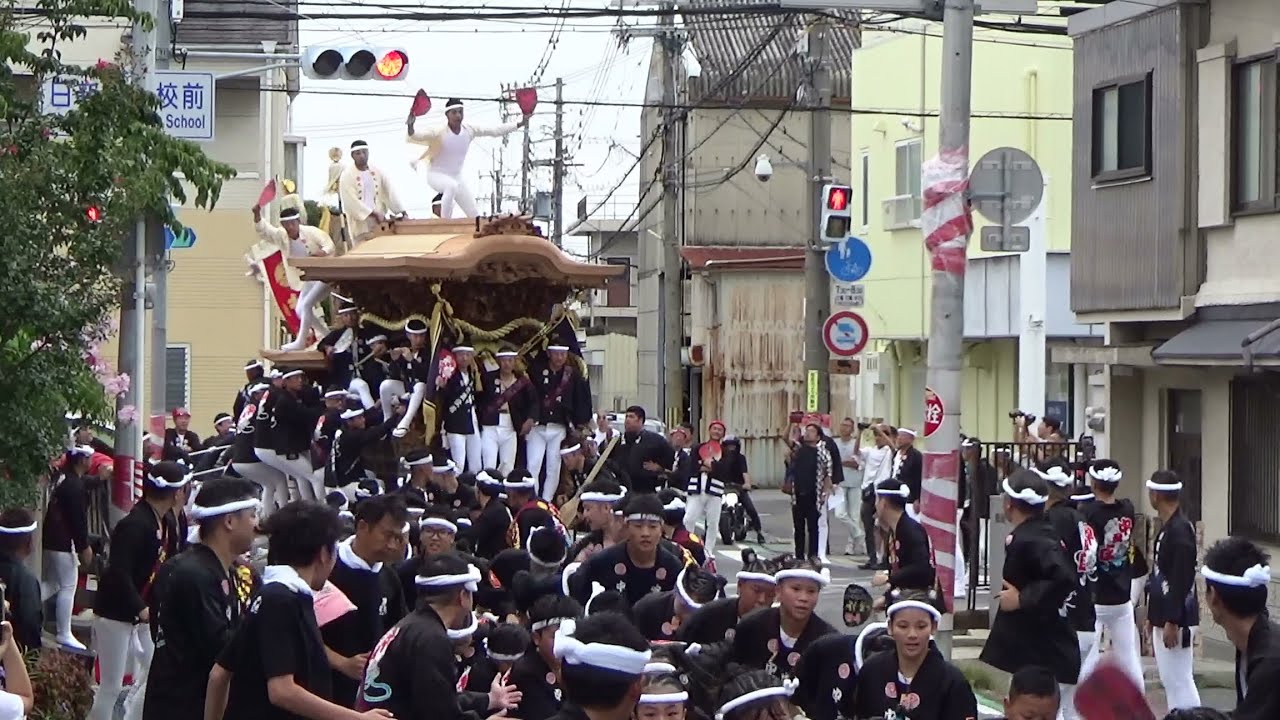 令和6年(2024) 泉佐野八町地車連合だんじり祭 試験曳き・移動曳行