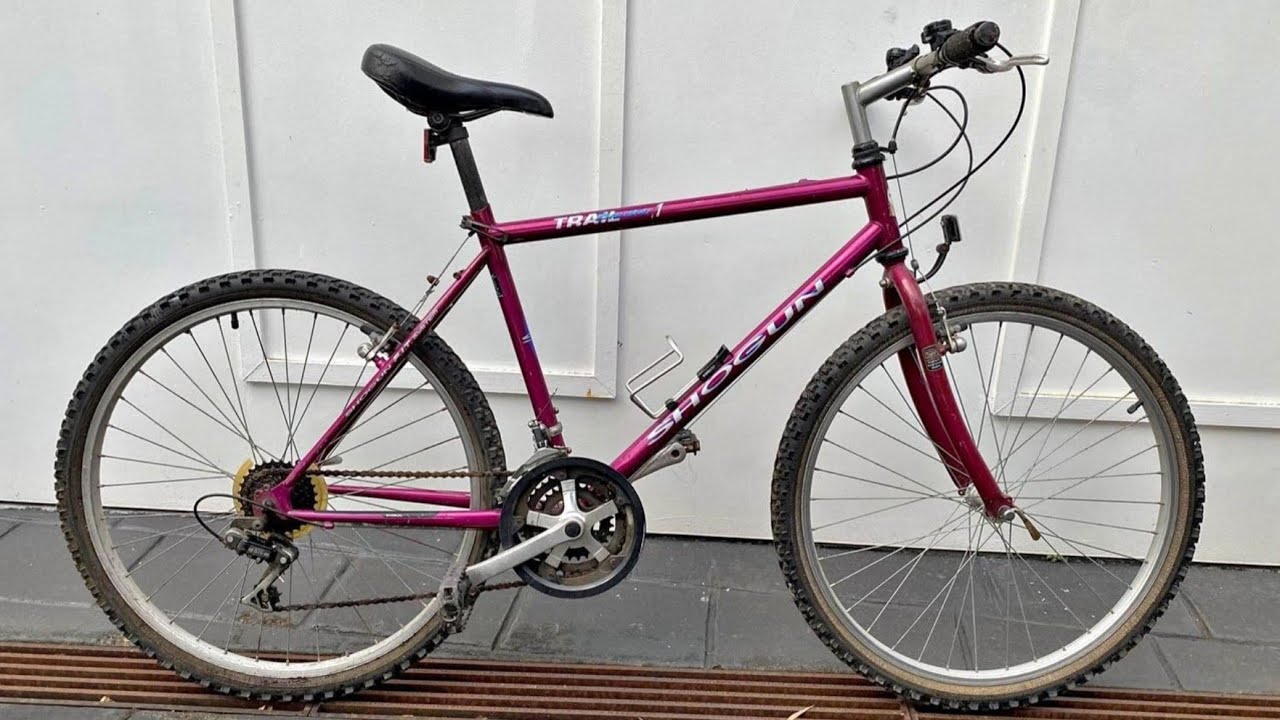 Pink Shogun trail breaker , 90's retro bike build, (not a