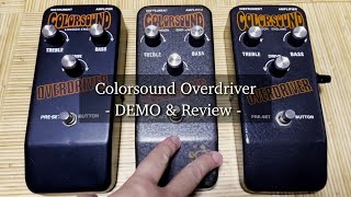 Colorsound Overdriverをレビュー！Jeff Beckの使用で知られる