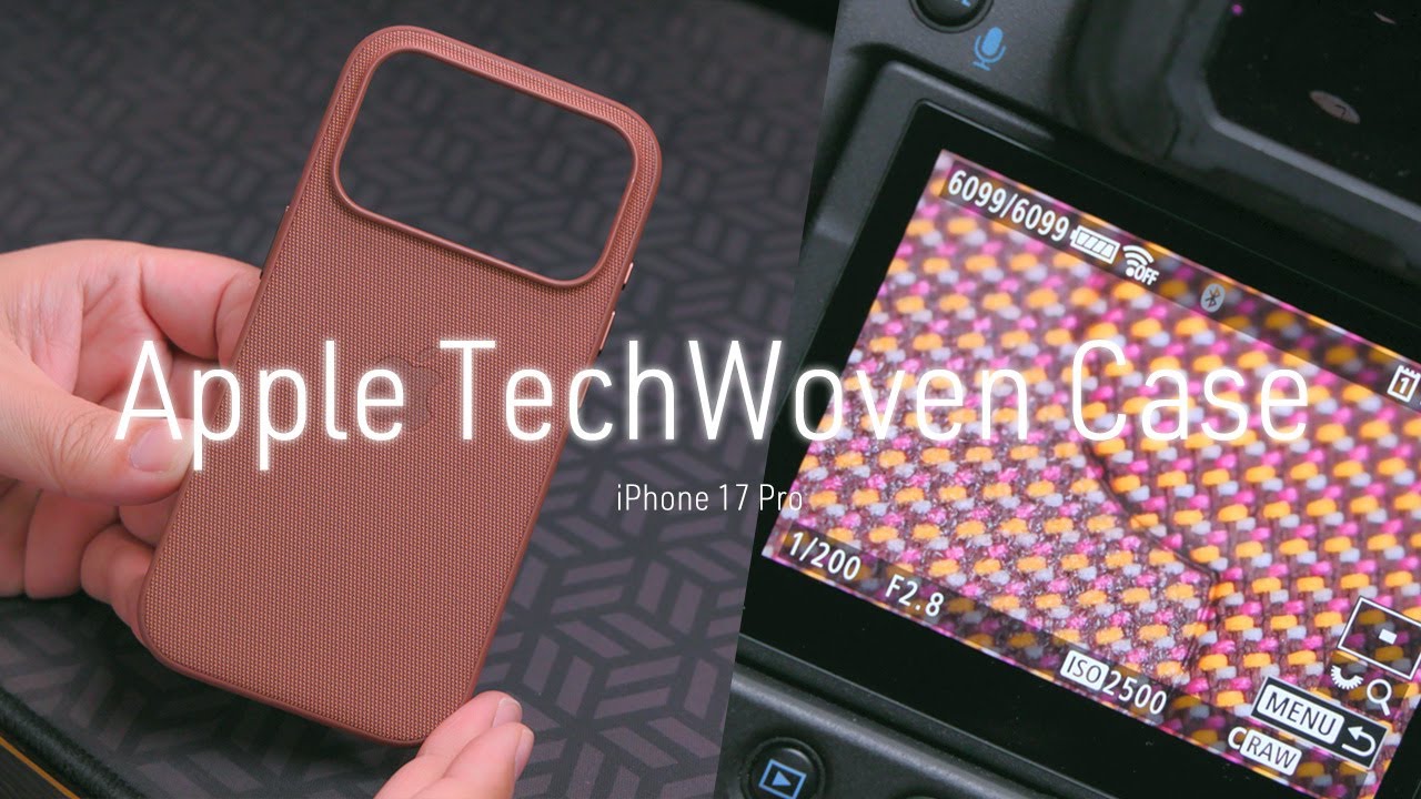 Unboxing the new Apple Tech Woven Case! Zoom in to reveal an