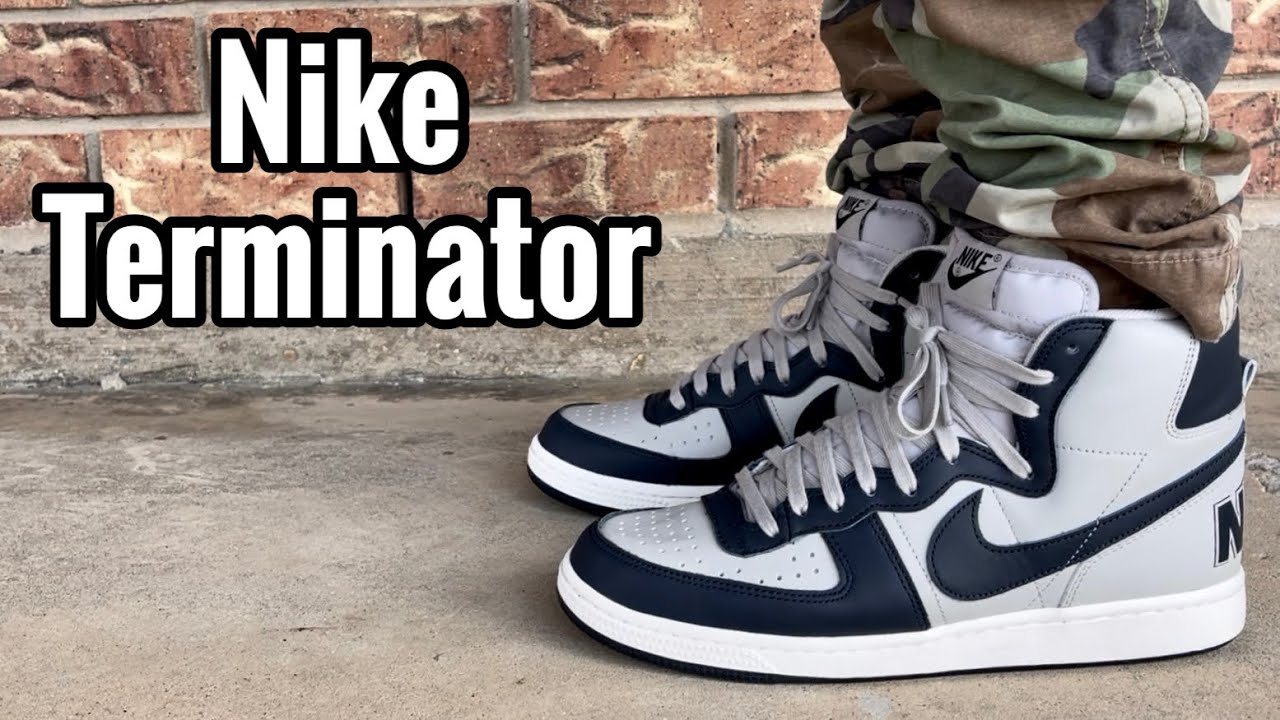 Nike Terminator High “Georgetown” Review & On Feet - YouTube