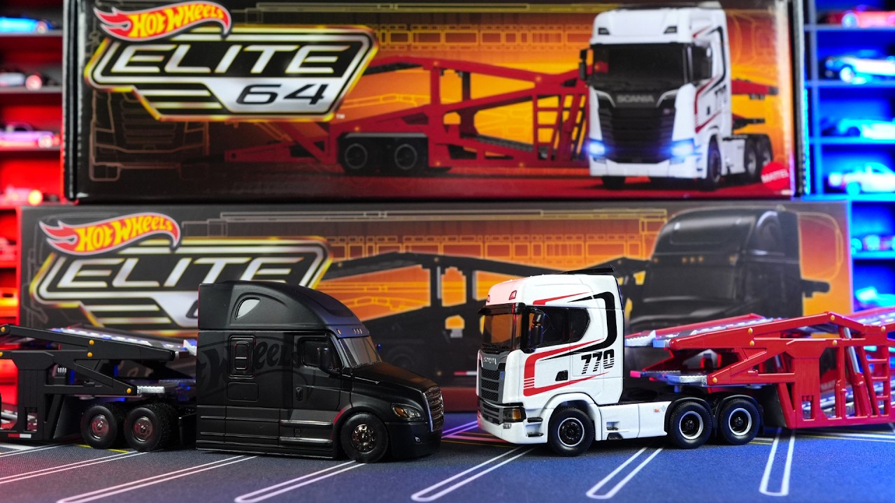 Exclusive Look: Hot Wheels Freightliner Cascadia vs Scania 770 S