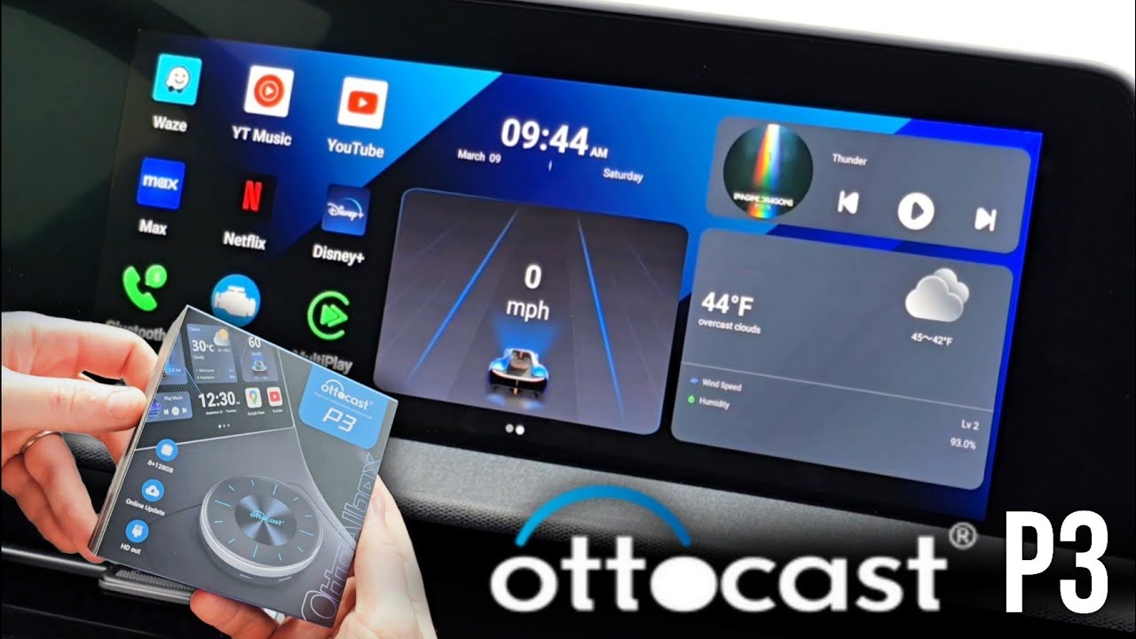 Ottocast P3 CarPlay AI Box Review: Android 12, Wireless CarPlay