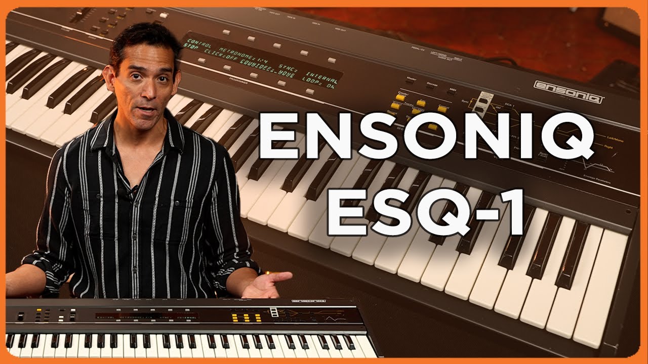 Ensoniq ESQ-1: Exploring its Unique Sounds and Character - YouTube
