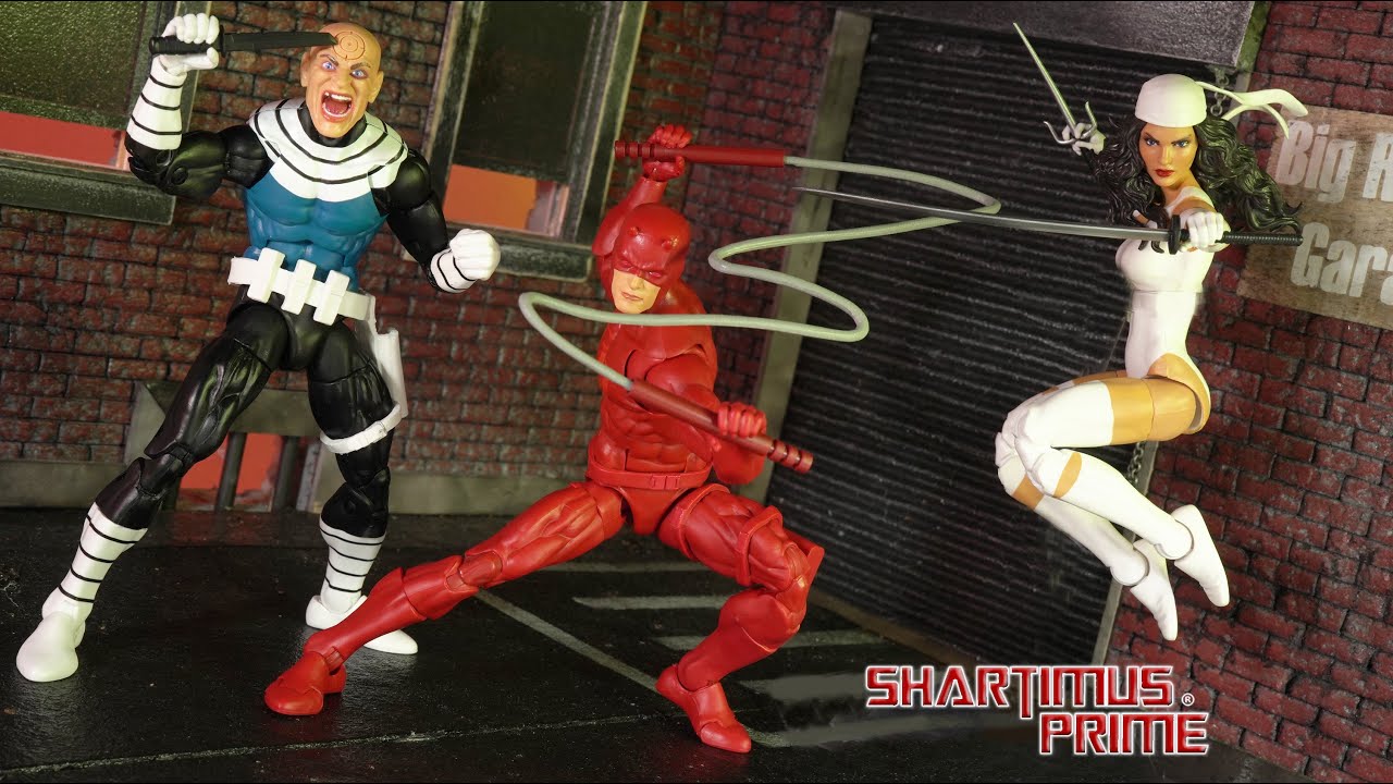 Marvel Legends Daredevil Elektra Bullseye 3 Pack Hasbro Pulse