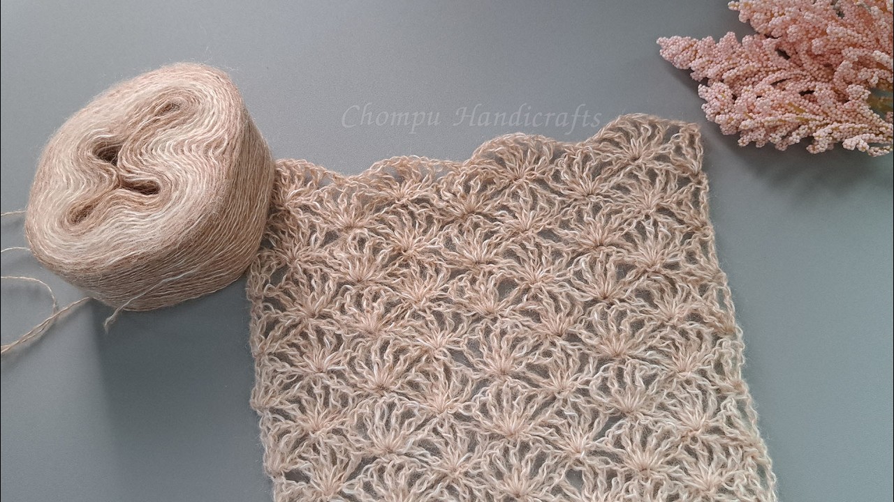 Amazing! Crochet Mohair Scarf | Beginner Friendly Two Row Repeat