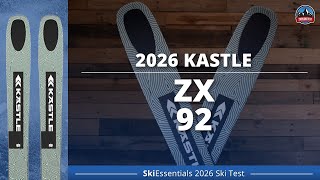 2026 Kastle ZX 92 - SkiEssentials Ski Test Review - YouTube