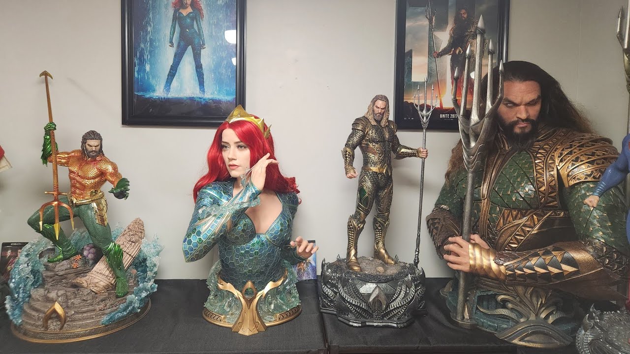 Infinity Studios: Aquaman Life Size Bust Unboxing/Review - YouTube