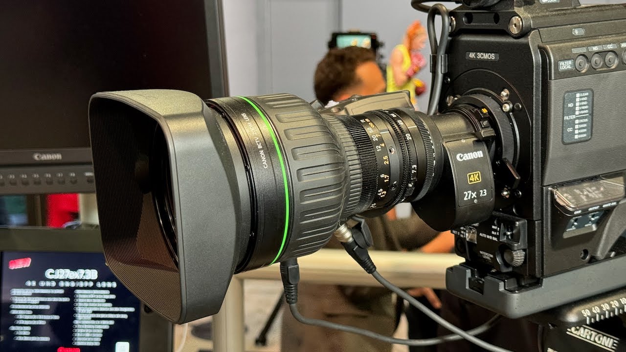 Canon CJ27ex7.3B– 2/3” ENG lens with a 27x optical zoom first look