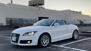 Audi TTロードスター 幌リモートオープン、車に乗る前にオープンに