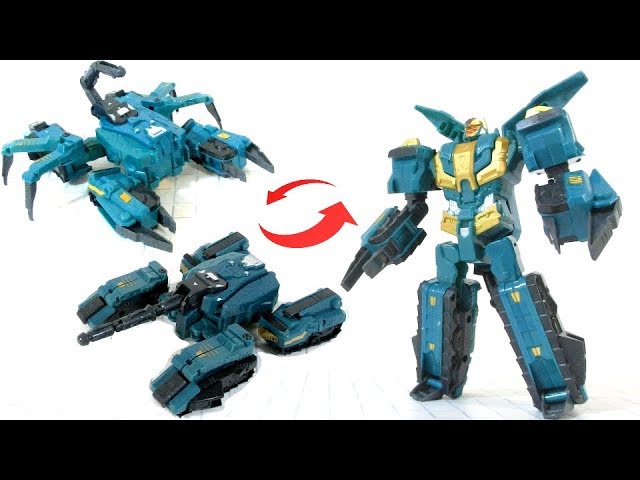 🦂A scorpion transforms into a tank and a robot!? The mysterious